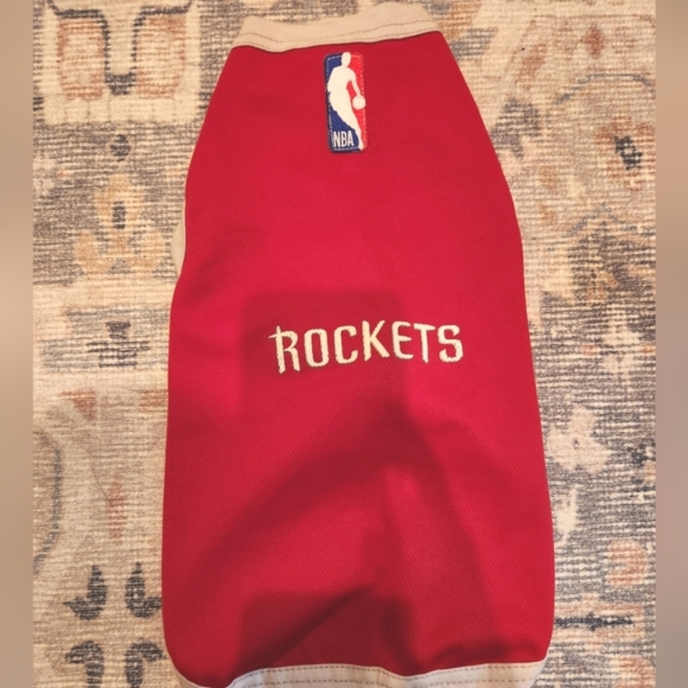 Houston Rockets dog jersey